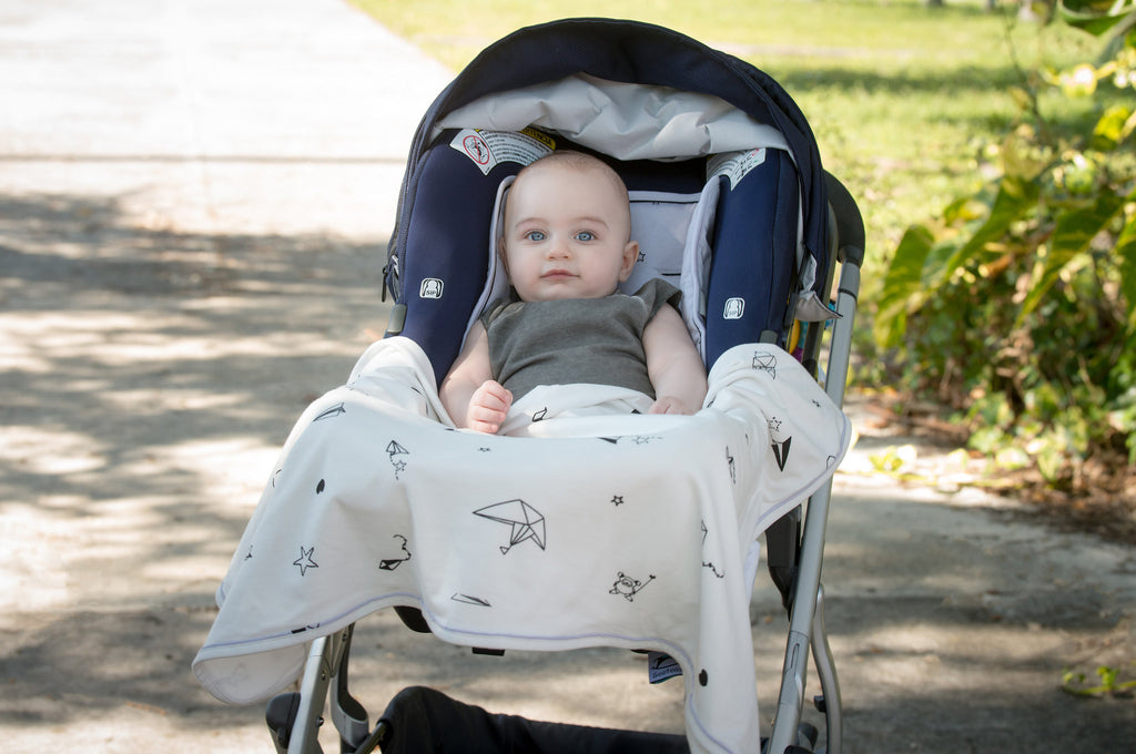 thule stroller blanket My Cool Stroller Blanket organic cotton – Gootoosh LLC