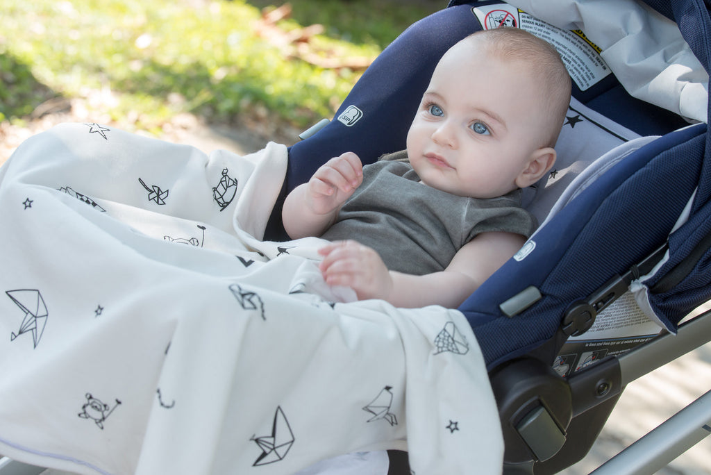 blanket for bob stroller My Cool Stroller Blanket organic cotton – Gootoosh LLC