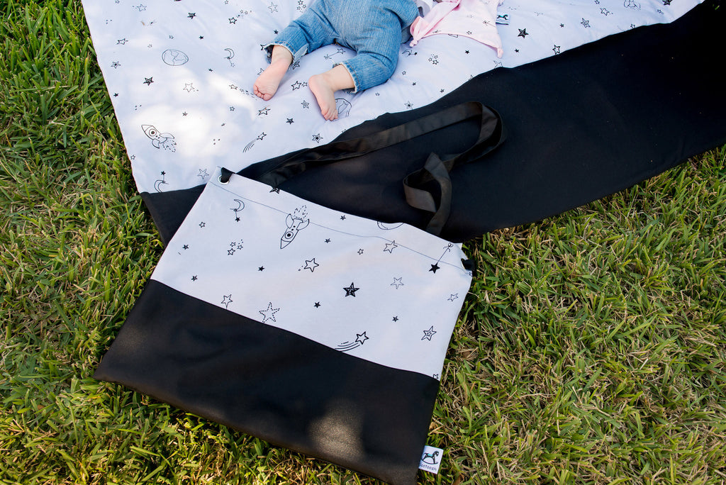 Portable activity mat  with a stroller  Bag 