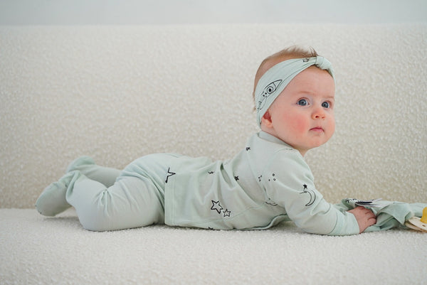 Kimono set- Sage Stars