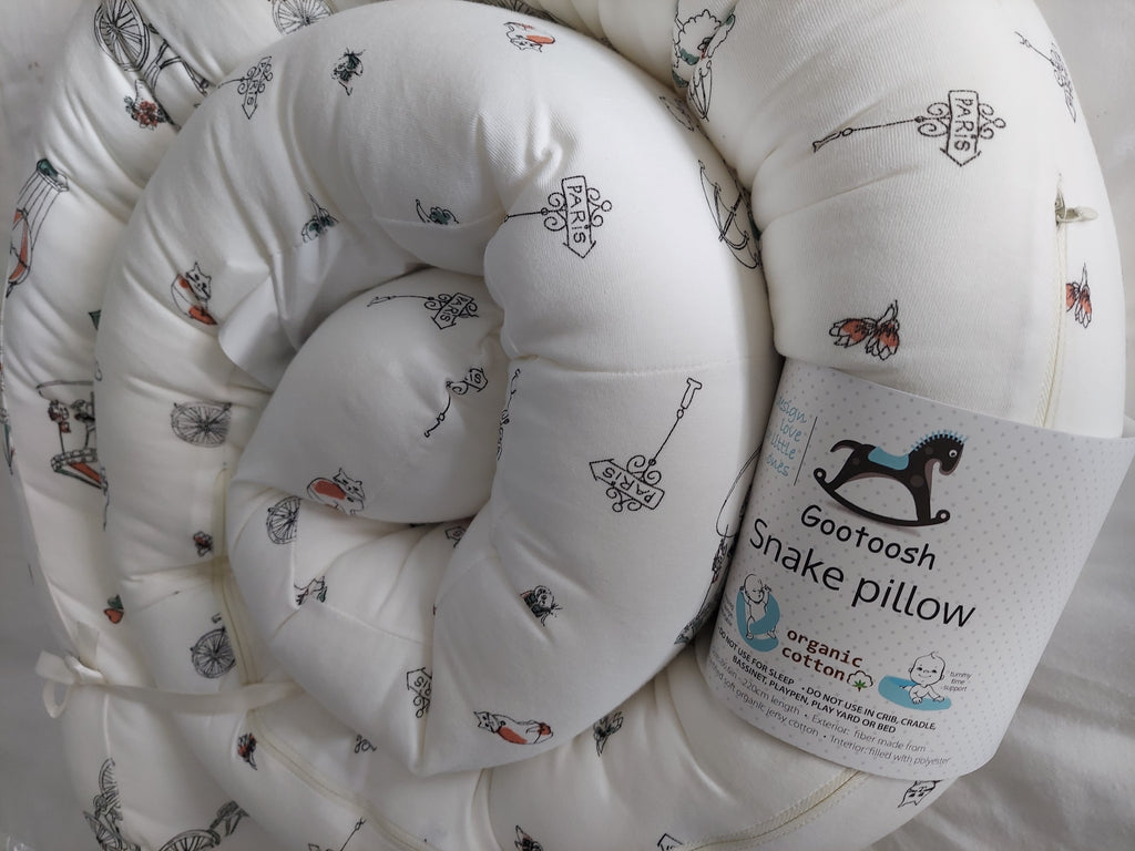 Snake Pillow- modern bumper – Gootoosh LLC - Main Image